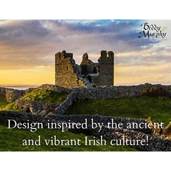 Irish Celtic Trinity Knot Silver Rhodium Plated Earrings Elegant Dangle Jewelry - Picture 6 of 9